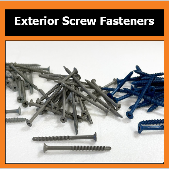 Fasteners - Exterior Coated